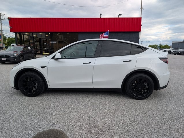 Used 2021 Tesla Model Y Long Range with VIN 5YJYGDEE2MF258439 for sale in Timonium, MD